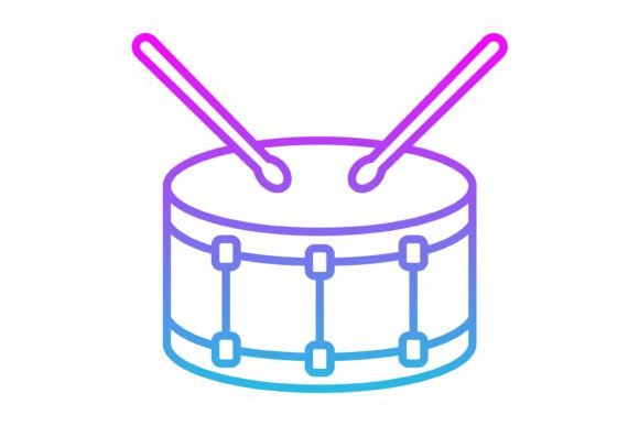 Drum Line Gradient Icon: A Strategic Asset for Modern Digital Projects