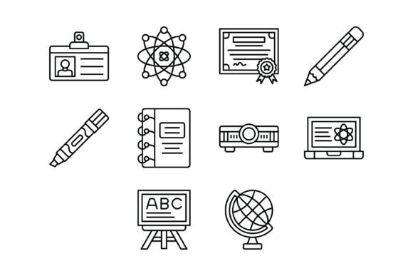 Essential Education Icons for Modern Projects