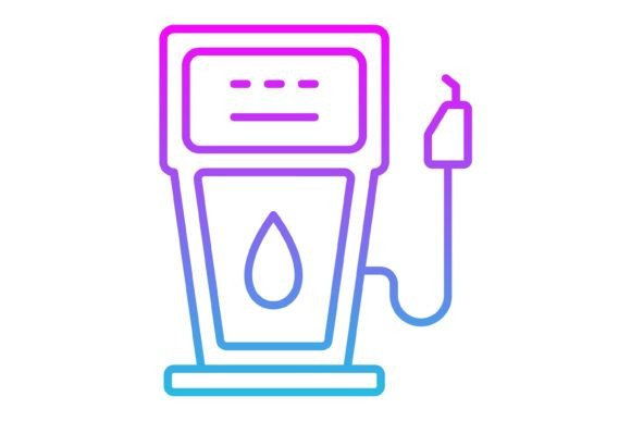 Petrol Pump Line Gradient Icon: A Practical Asset for Modern Design Projects