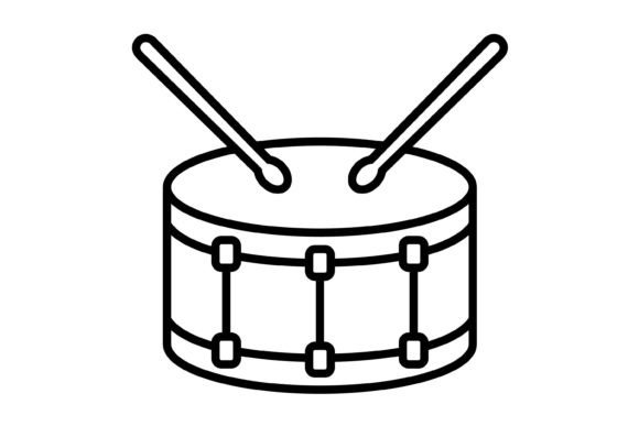 Streamline Your Creative Workflow with Drum Outline Icons