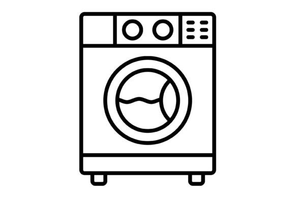 Streamlining Your Workflow with the Washing Machine Outline Icon