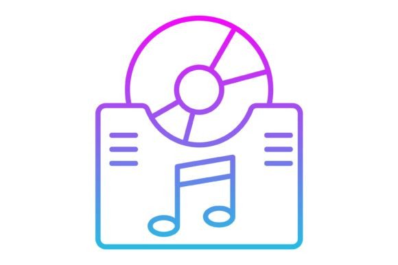 The Ultimate Guide to Using Music Album Line Gradient Icons in Digital Design