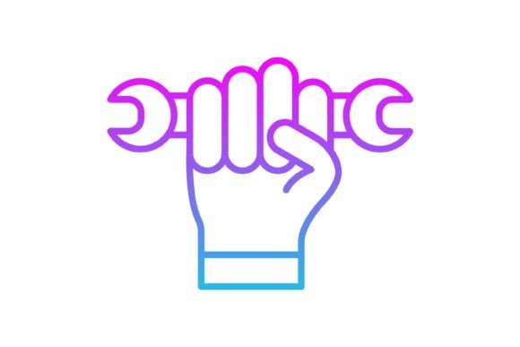 Tool Line Gradient Icons: Elevating Digital Interfaces with Modern Vector Design
