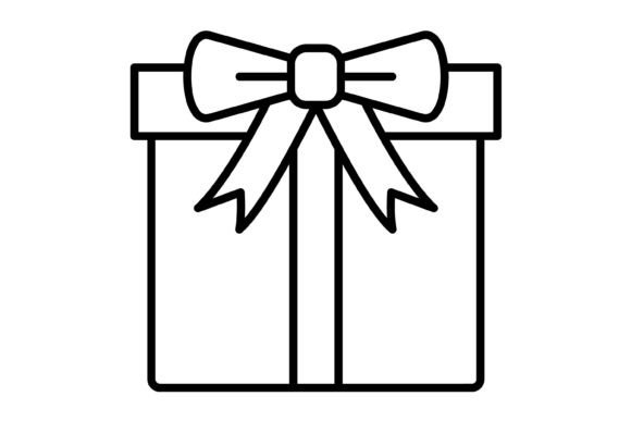 Unlock Creativity: The Essential Gift Box Outline Icon for Modern Design