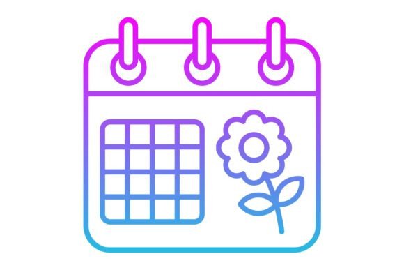 Why the Spring Calendar Line Gradient Icon Set is a Game-Changer for Modern Designers